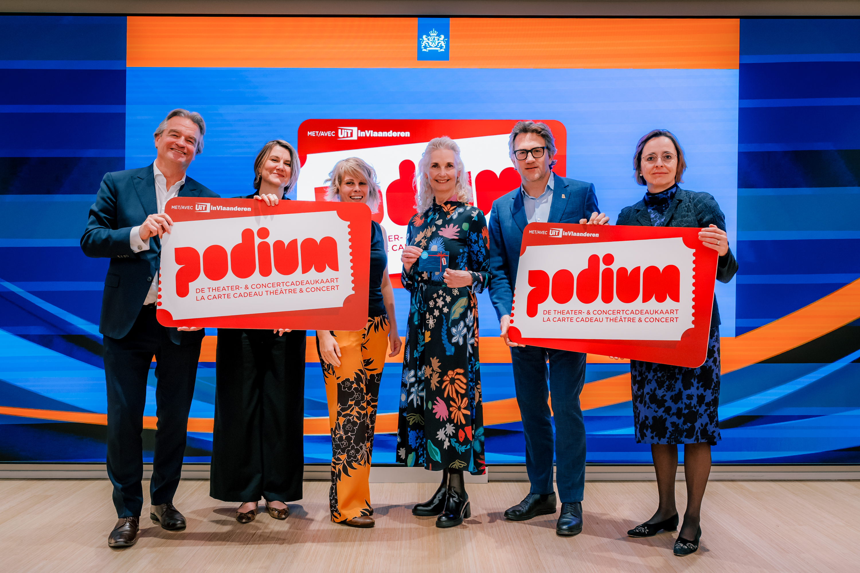 Foto lancering Podium Cadeaukaart Belgie bij Cultureel Netwerk Event in Brussel. Copyright Michiel Cremers en Ministerie van Buitenlandse Zaken